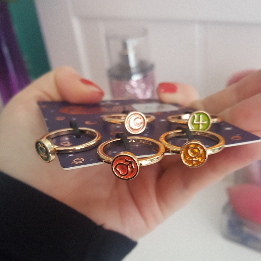 Sailor moon rings